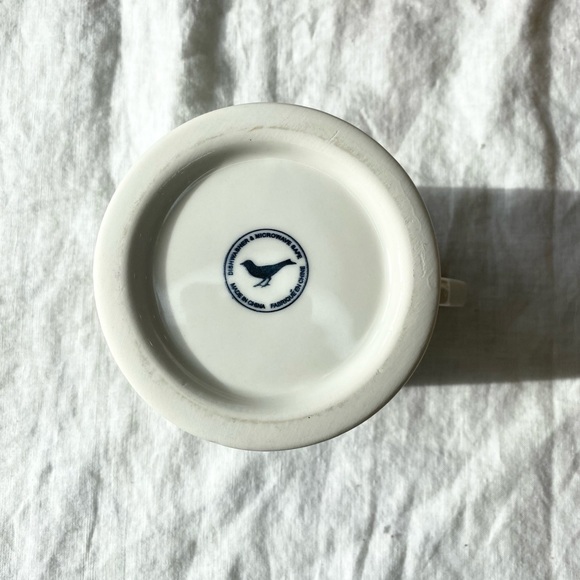 Anthropologie W Monogram Mug White with Black - Picture 8 of 12